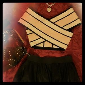 Off-the-shoulder dressy top